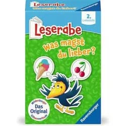 Ravensburger Spiel Kartenspiel Quizspiel Leserabe Was magst du lieber? 23497