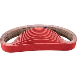 PFERD TOOLS Keramikkorn Schleifband BA 40x820 mm CO-COOL60 für Edelstahl-Schliff mit Rohrbandschleifer