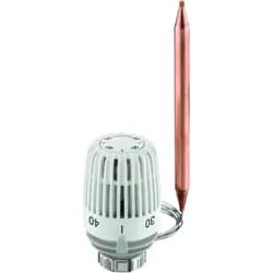 Heimeier Thermostat-Kopf K 640200500 weiss, mit Anlege- bzw. Tauchfühler