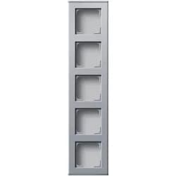 Gira Gehäuse 5-fach alu 136426
