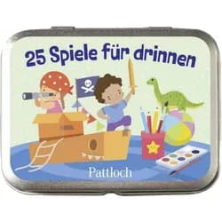 Spiel 25 Spiele für drinnen beige|blau|grau