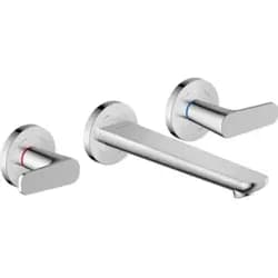 AXOR 49070000 3-Loch WTA Wand UP Axor Citterio C - Silber