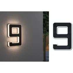 PLM 79850 - Outdoor Solar Hausnummer 9 3000K IP44