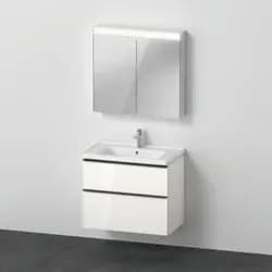 Duravit D-Neo Möbel-Set DE011602222 800mm, Weiß Hochglanz