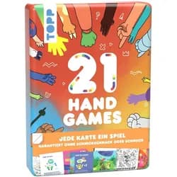 frechverlag Spiel Aktionsspiel 21 Hand Games Kompakte Spielesammlung