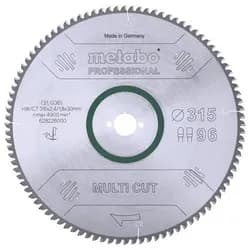METABO HW-Kreissägeblatt - Multi Cut - 315 mm