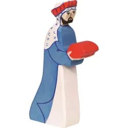 Holztiger Spielfigur HOLZTIGER Melchior 2 aus Holz - violett