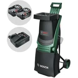 Bosch Power Tools Häcksler, 2 x Akku 06008E0000