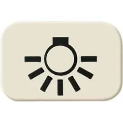 Tastersymbol "Licht" (weiß)