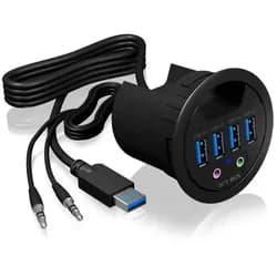 ICY BOX IB-HUB1403A - 4 Port USB 3.0 Tisch-Hub