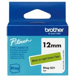 Brother Schriftband »Btag« 12 mm x 4,0 m grün, 1.2 cm