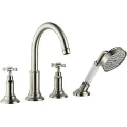 hansgrohe Wannenarmatur Axor Montreux 4-Loch Fliesenrandarmatur Kreuzgriff