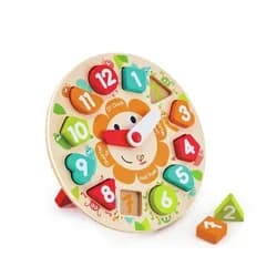 Toynamics Europe Puzzle Steckpuzzle Uhr / 13 Teile, 13 Puzzleteile