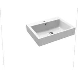 KALDEWEI PURO Wandwaschtisch 3164, 600x460x120mm, 901406013001, Ausführung: mit 1-er Hahnlochbohrung