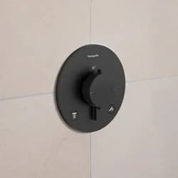 hansgrohe Thermostat Ecostat Comfort S UP, f 2 Verbr., 24 l/m., brush. bla vc