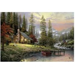 Schmidt Spiele Puzzle Puzzle - Haus in den Bergen (500 Teile), Puzzleteile