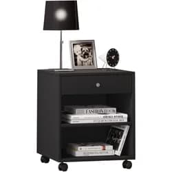 VCM Rollbarer Nachtschrank Rolda