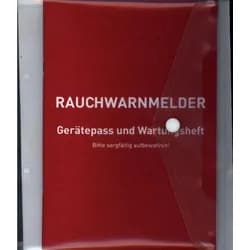 Rauchwarnmelder Gerätepass und Wartungsheft / diverse