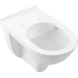 V&B Wand-WC, Tiefspüler VICARE 36x59,5cm, D-Flush, Abg. waag., weiß