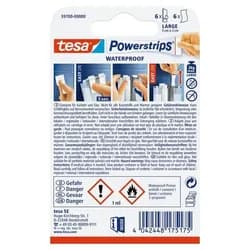Tesa Powerstrips WATERPROOF