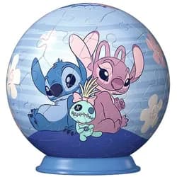 Ravensburger Puzzle 3D Puzzle-Ball Disney Stitch & Angel, Puzzleteile