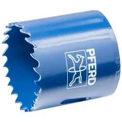 PFERD TOOLS Bi-Metall Lochsäge Co8/M42 Ø 43 mm Schnitttiefe 31 mm für Stahl, Edelstahl, Blech, Holz
