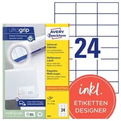 ILC universal etiket 70x37mm (2400)