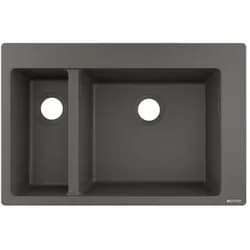 hansgrohe Einbauspüle 180/450 S510-F635 Steingrau