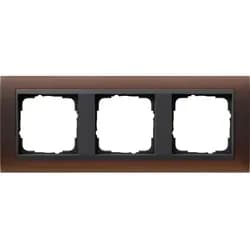 Gira Abdeckrahmen 3f.opak dbr 021313