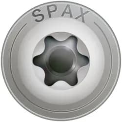 SPAX® T40 Tellerkopf Edelstahl A2 Holzbauschrauben, 8 x 80 mm