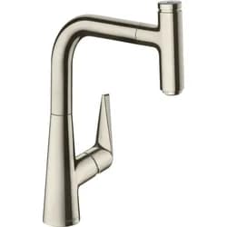 Spültisch-Einhebelmischer Talis Select-M51-220 Edelstahl-optik, Ausziehbrause, 1et