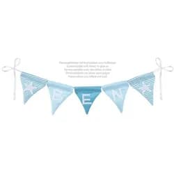 goki Spiel GOKI Buchstabenwimpelkette blau, mit 10 Wimpeln