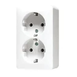 Jung SCHUKO-Steckdose 2-fach 6020 KIA WW