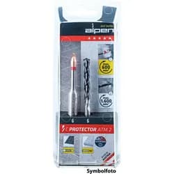 Alpen Steinzeug-Bohrer-Set C PROTECTOR + Profi Beton Ø 6 mm 2tlg. 303062100