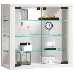 Hängevitrine Vitrosa S Weiß