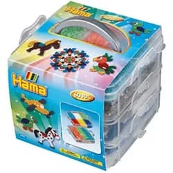 Hama - Aufbewahrungsbox inkl. 6000 Bügelperlen + Zubehör