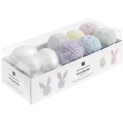 Rico Design Kreativset Ricorumi Häkelset "Ostereier Nilli Nilli", 16 Teile bunt