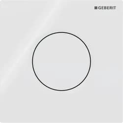 Geberit Typ 01 UR-Strg., rund, pneum. Sp-Ausl weiß glänzend