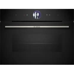 Bosch Serie 8, Einbau-Kompaktdampfbackofen, 60 x 45 cm, Schwarz CSG7361B1