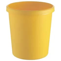 helit Papierkorb 18L - gelb