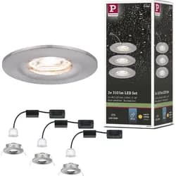 Paulmann LED Einbauleuchte Nova Mini Basisset starr - Grau