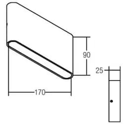 Brumberg Leuchten LED-Wandleuchte 10046173