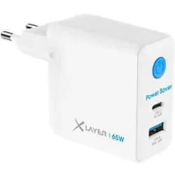 XLAYER 219703 USB-C Power Saver 65W Ladegerät weiß Handy-Netzteile