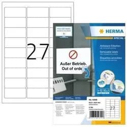 Herma, Etiketten, Ablösbare Etiketten A4