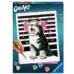 Ravensburger Malen nach Zahlen CreArt Singing Cat bunt
