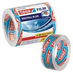 Tesa Klebefilm 15mm, 10m, kristall-klar, 3er