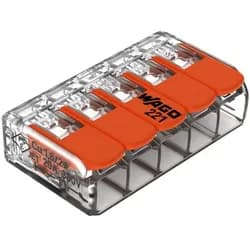 WAGO Verbindungsklemme 221-415 5x4mm2 25 Stk