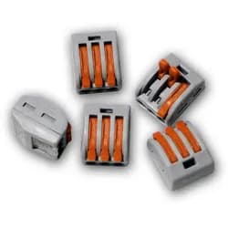WAGO Verbindungsklemme 3x4mm2 50 Stk
