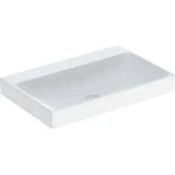 Geberit Waschtisch One 75cm, o. Hahnl. + ÜL, weiß KeraTect