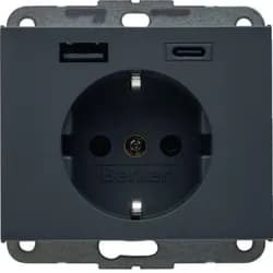 Berker Steckdose AC 20W PD K.x 48147006